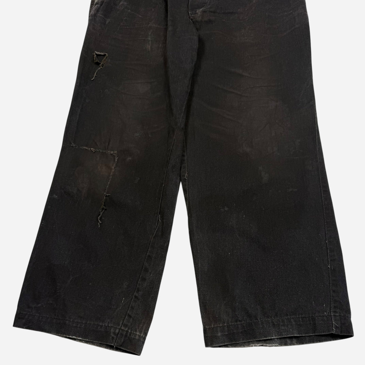 1960s Soviet Union black denim pants (39w)