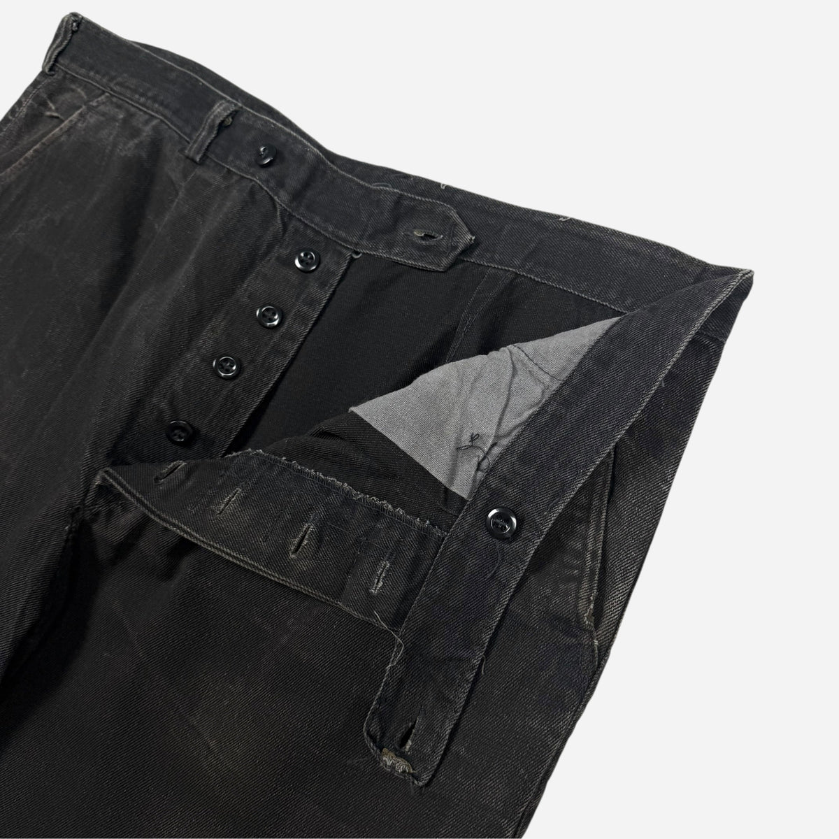 1960s Soviet Union black denim pants (39w)