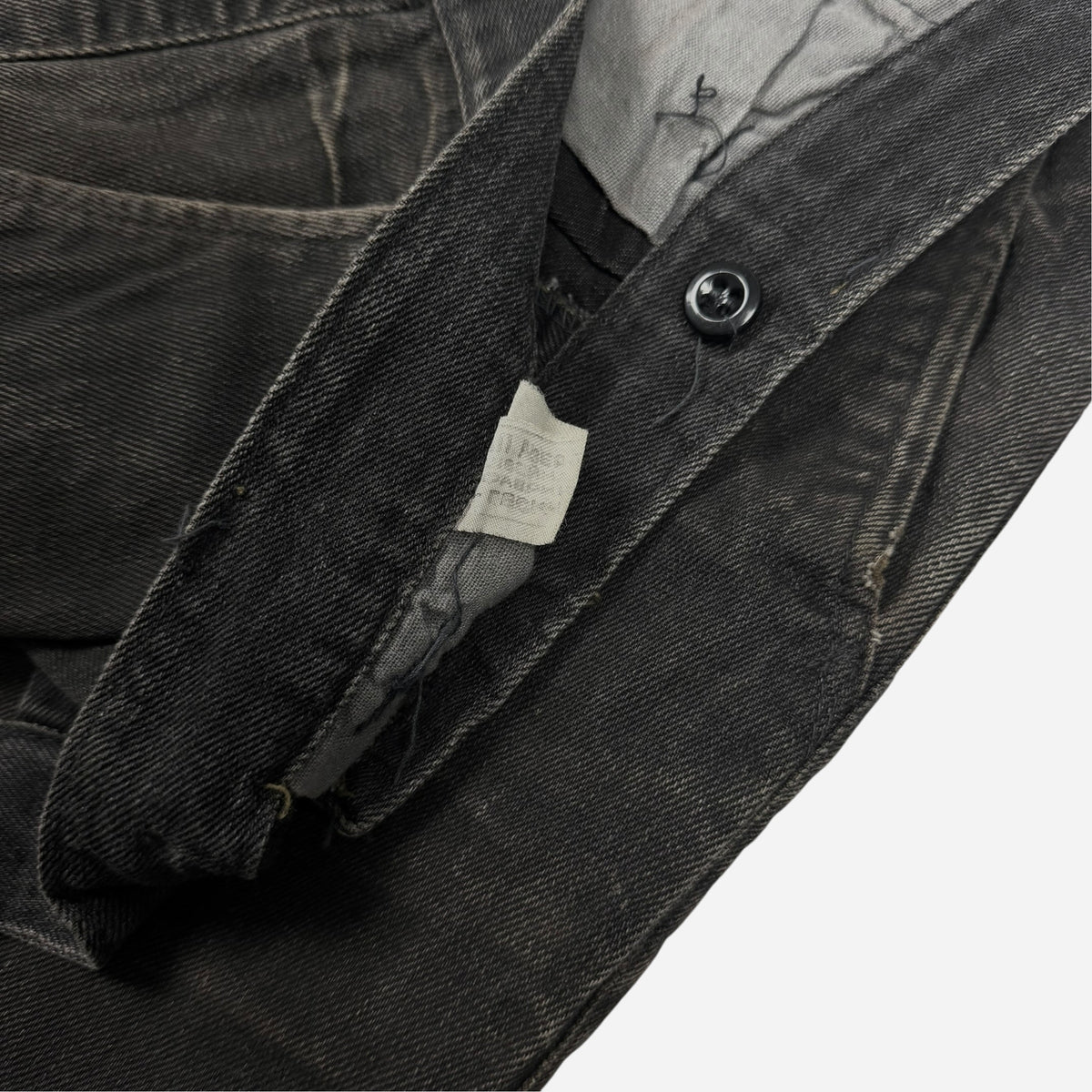 1960s Soviet Union black denim pants (39w)