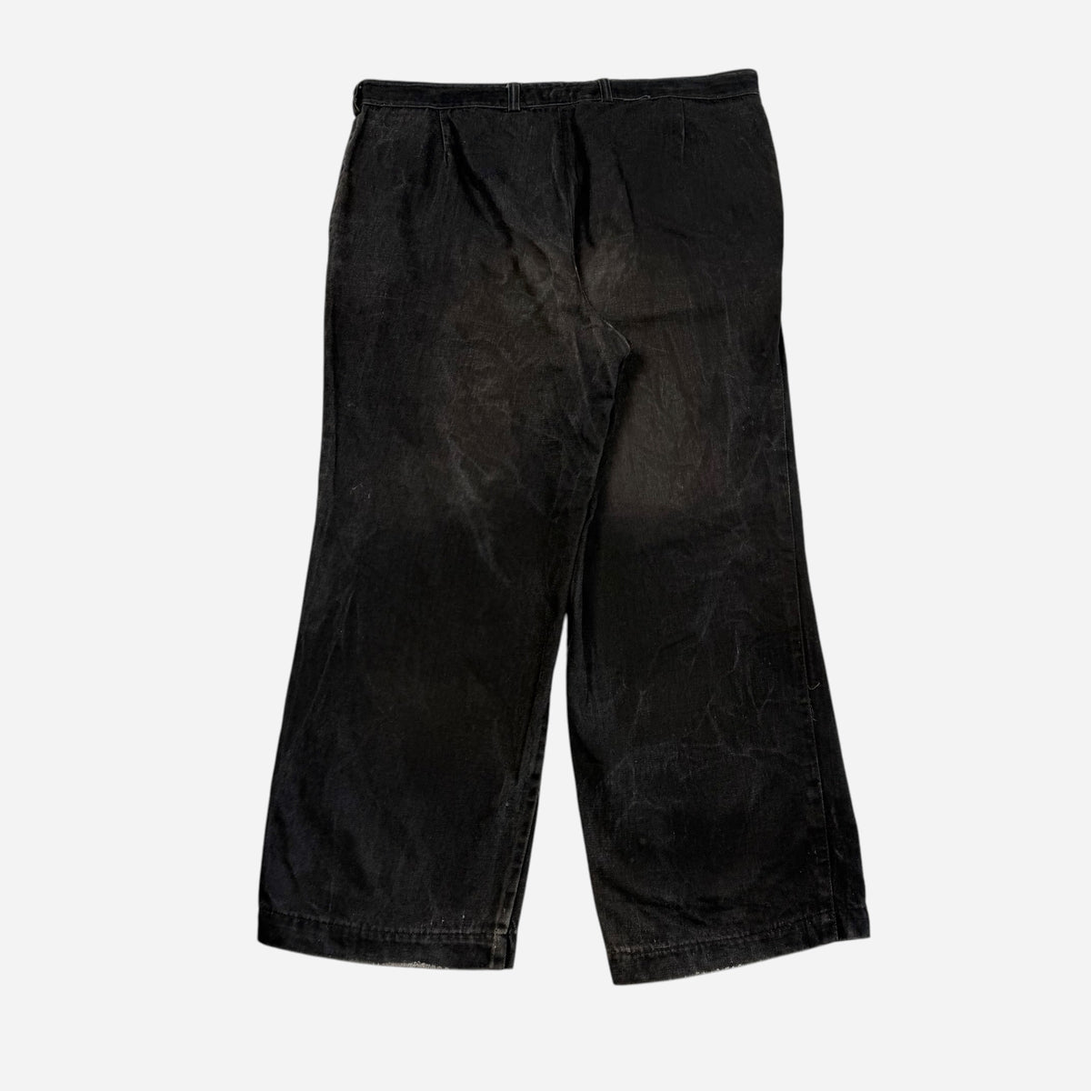 1960s Soviet Union black denim pants (39w)