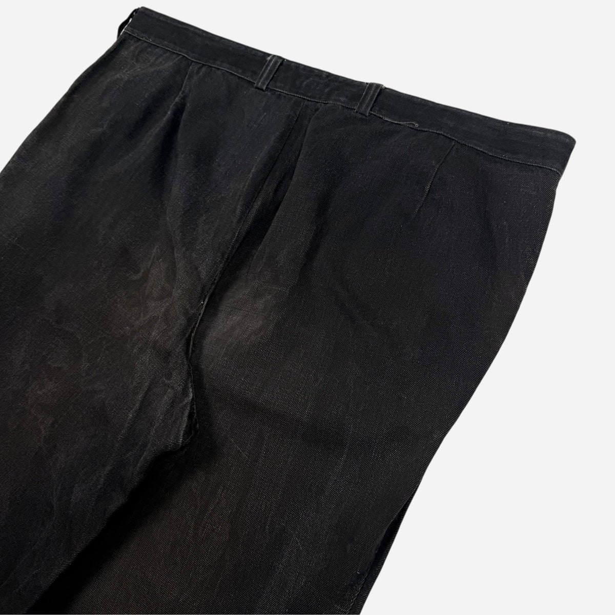 1960s Soviet Union black denim pants (39w)