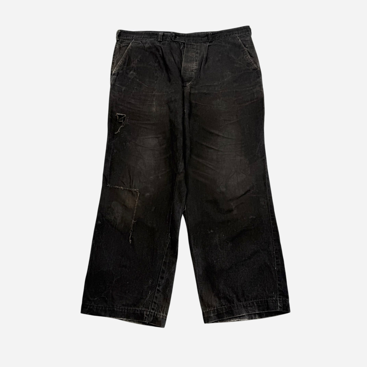 1960s Soviet Union black denim pants (39w)