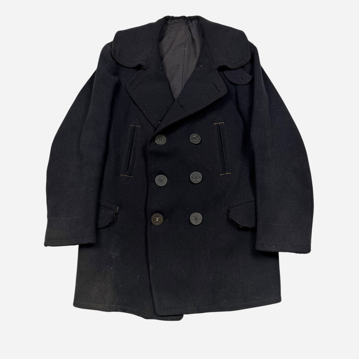 1910s WW1 USN wool peacoat (L)
