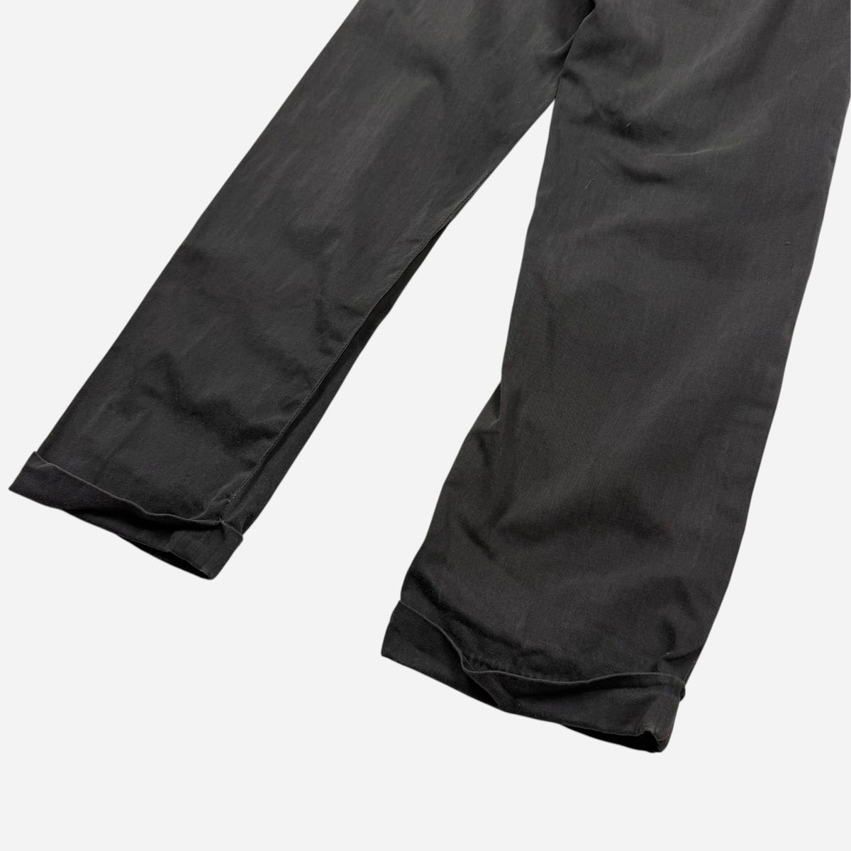 1950s Black buckle back chino pants (29w)
