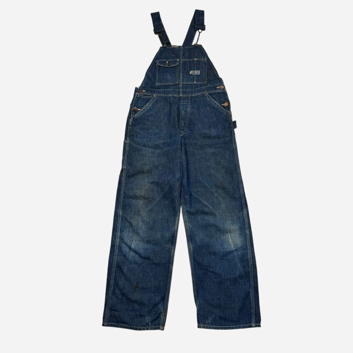 1930s Blue Bell dark wash overalls (28w)