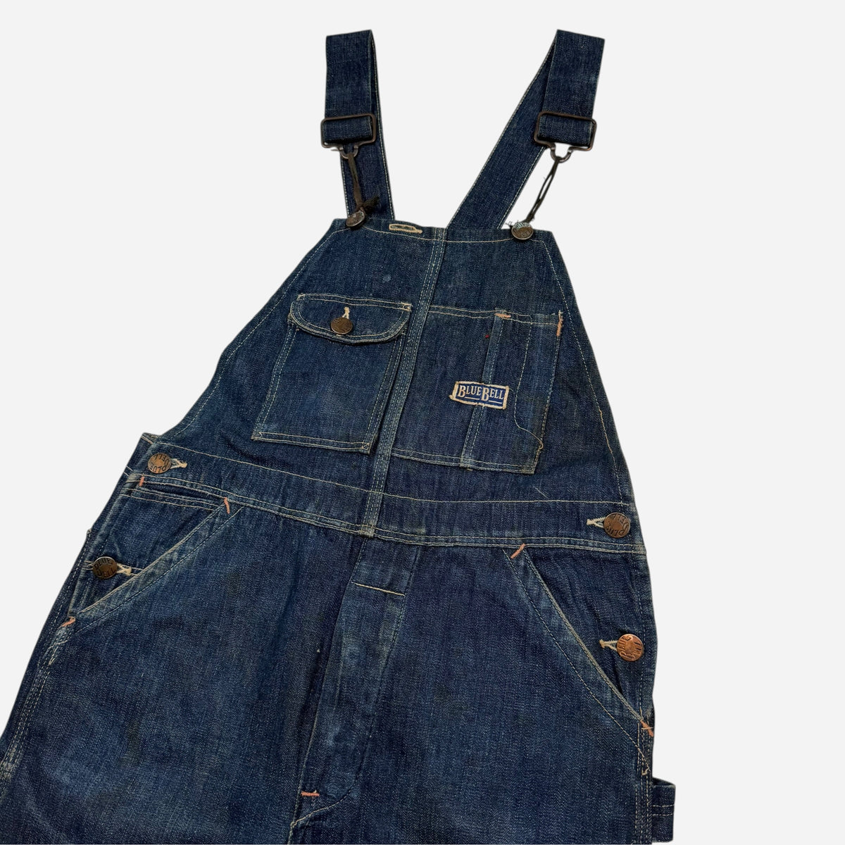 1930s Blue Bell dark wash overalls (28w)