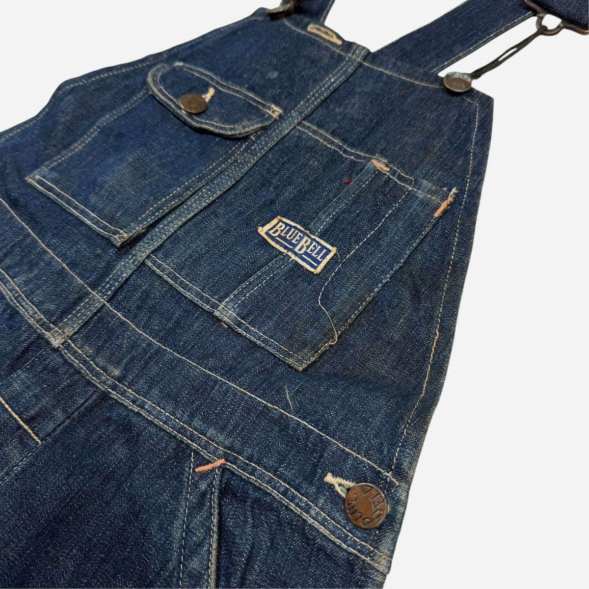 1930s Blue Bell dark wash overalls (28w)