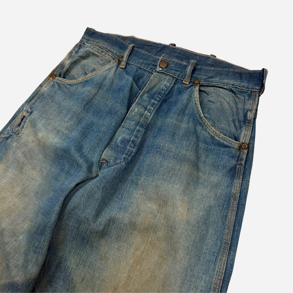 1940s Donut button fly denim jeans (31w)