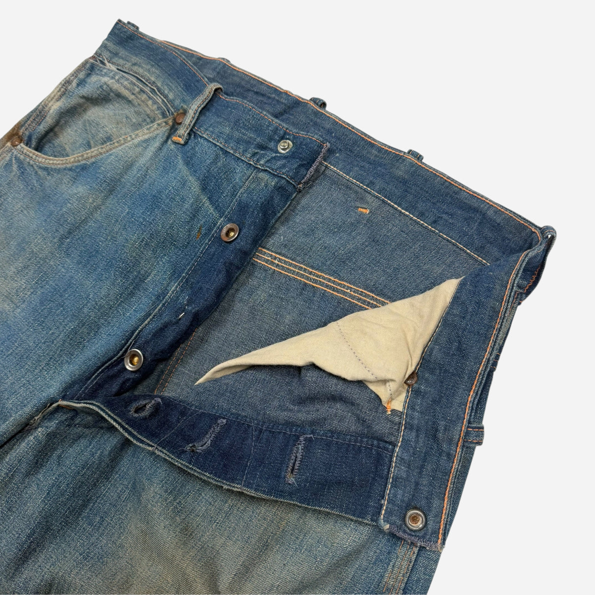 1940s Donut button fly denim jeans (31w)