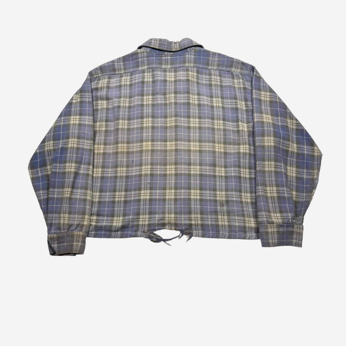 1940s Hercules blue cotton flannel (M/L)