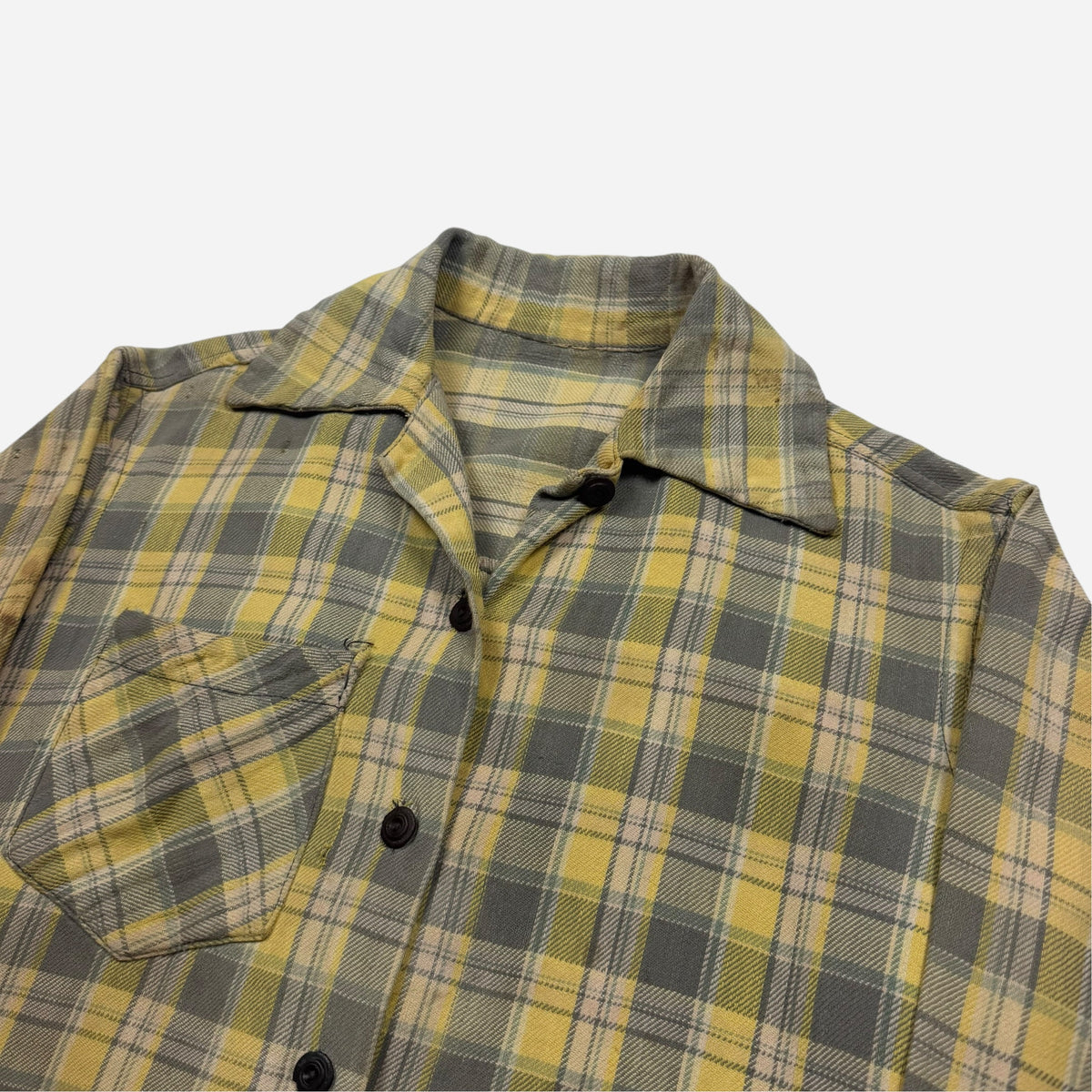 1940s Homemade cotton flannel (S/M)