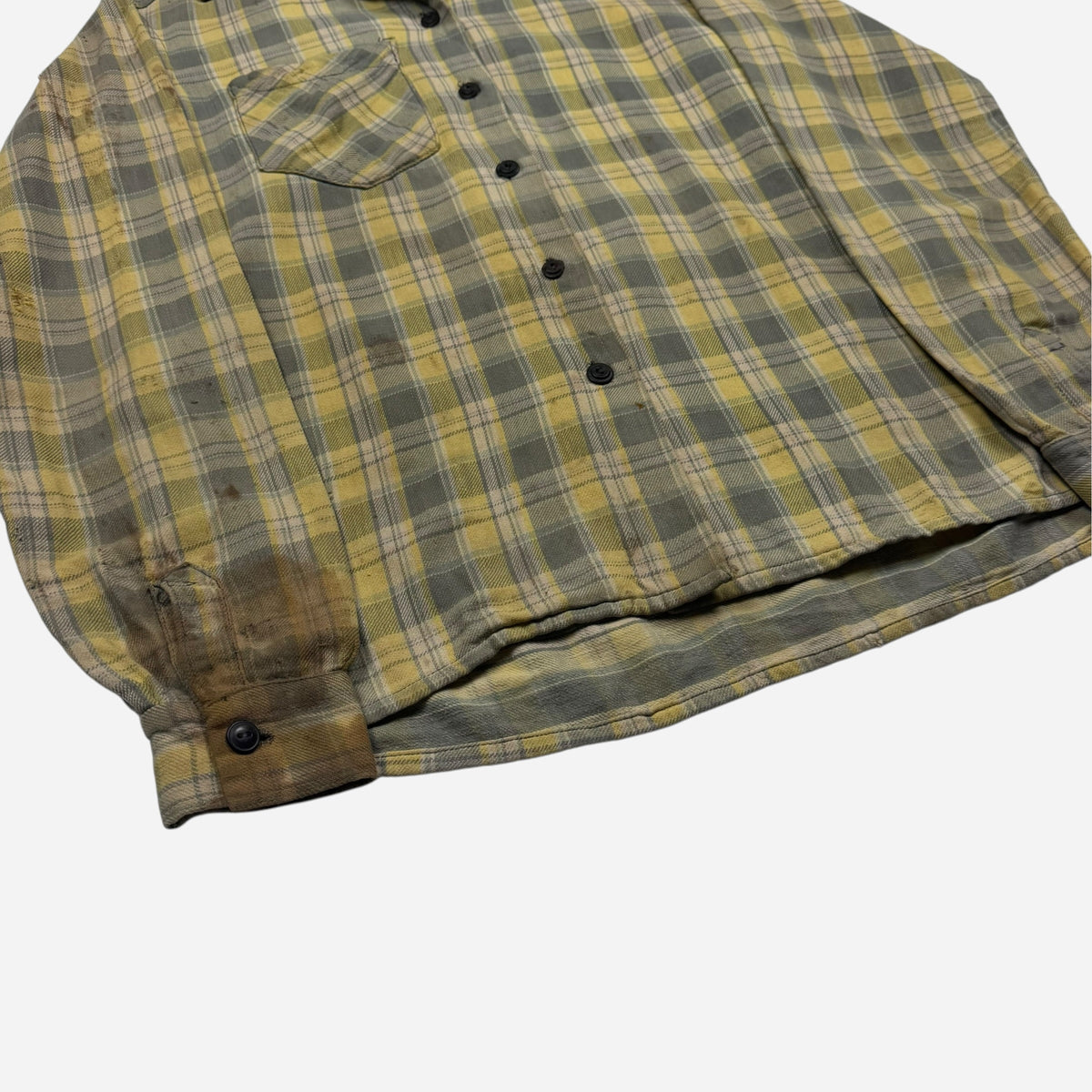 1940s Homemade cotton flannel (S/M)