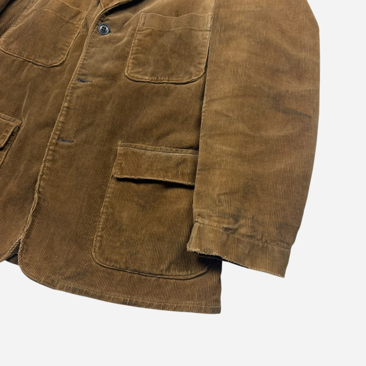 1940s Sweet Orr brown corduroy belt back jacket (L/XL)