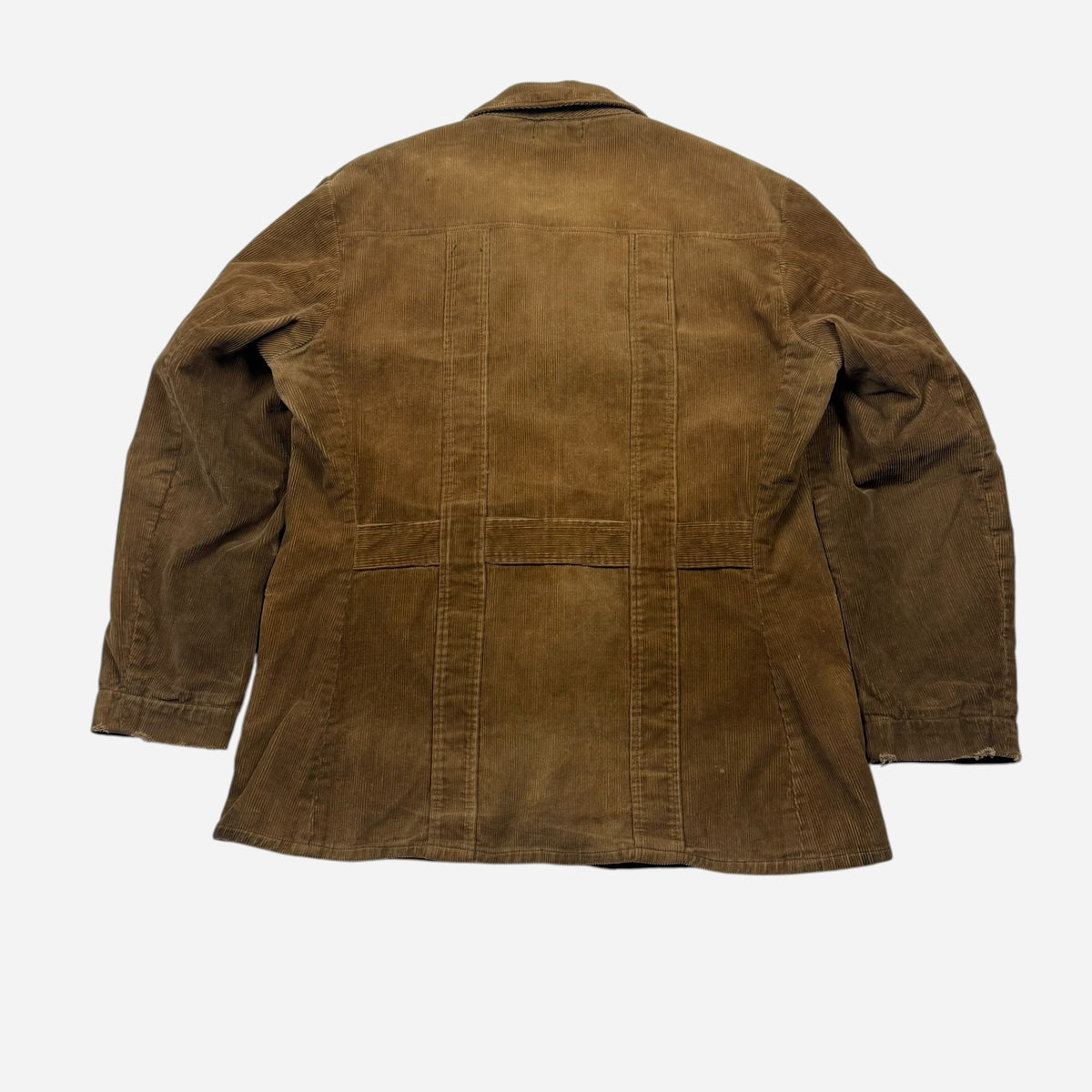 1940s Sweet Orr brown corduroy belt back jacket (L/XL)