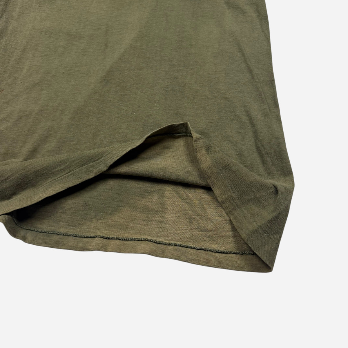 1960s Vietnam War sun faded green t shirt (M)