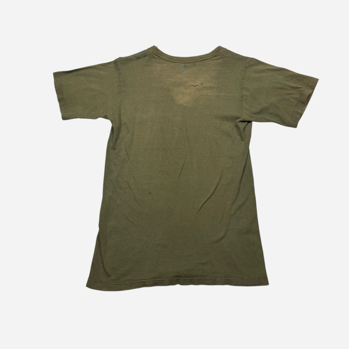 1960s Vietnam War sun faded green t shirt (M)