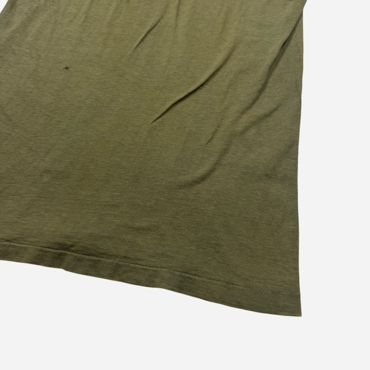 1960s Vietnam War sun faded green t shirt (M)