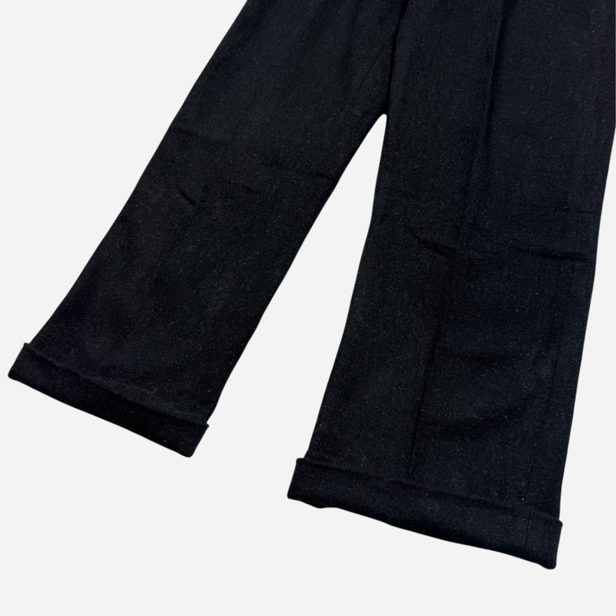1950s Black wool pants (29w)