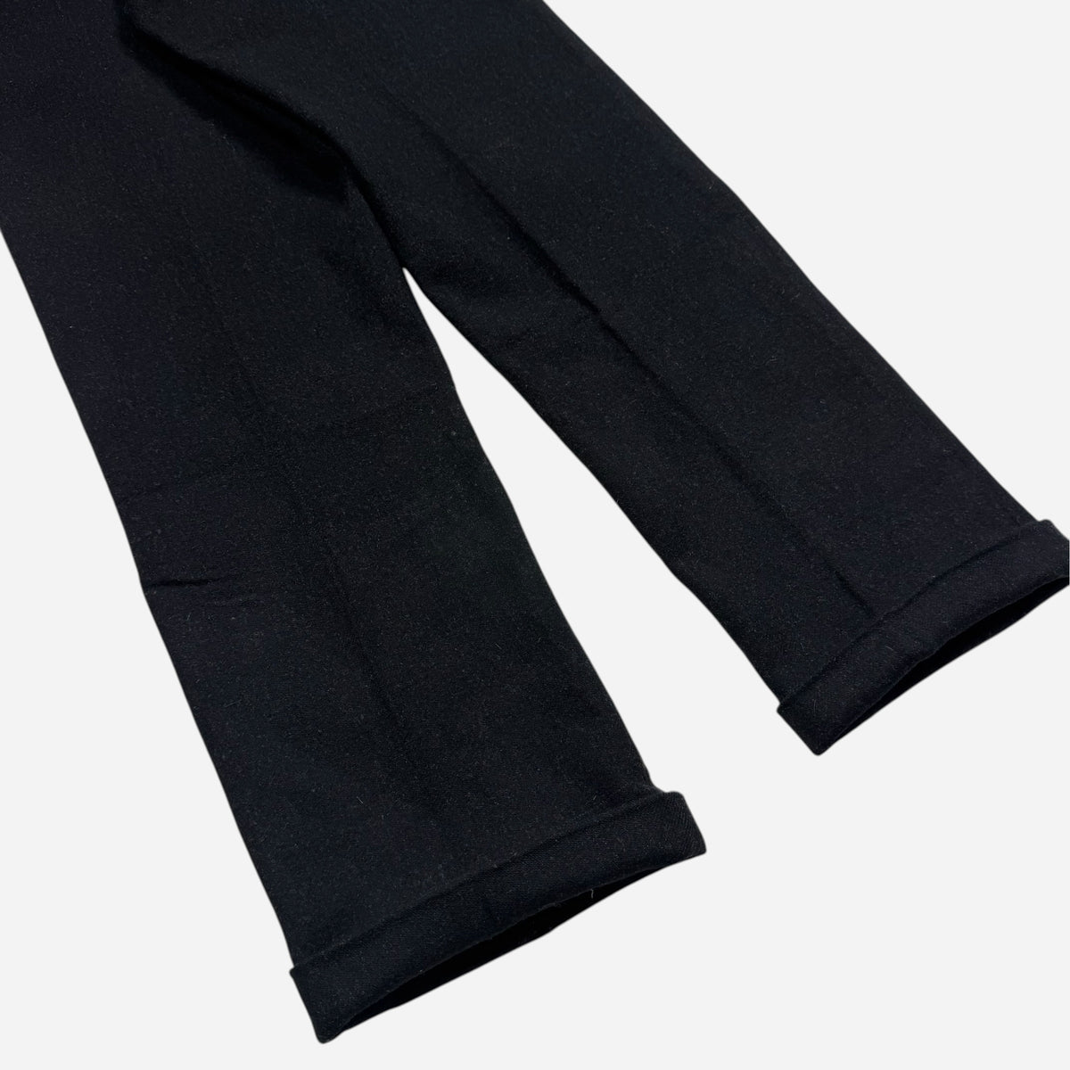 1950s Black wool pants (29w)