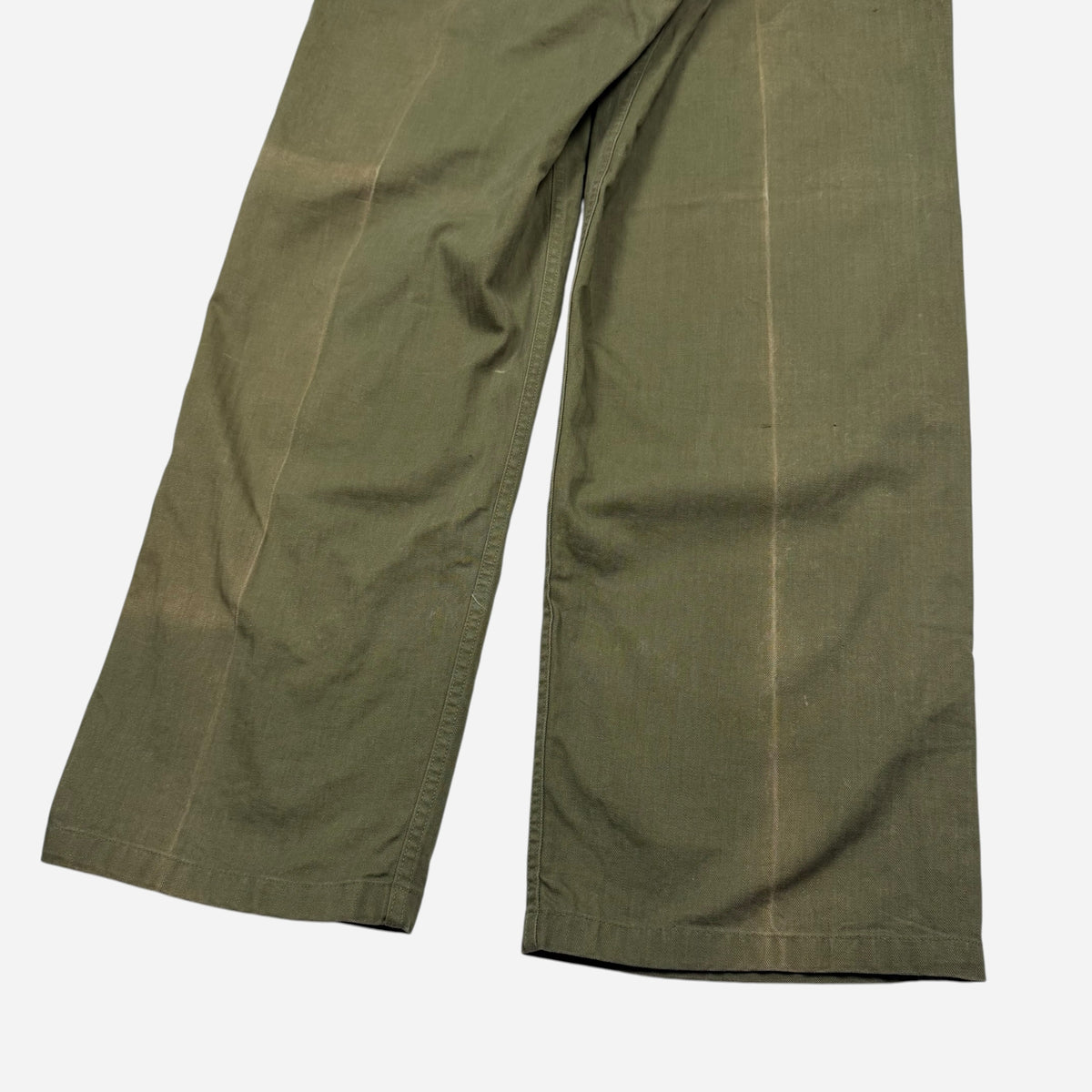 1950s Korean War fatigue pocket hbt pants (32w)