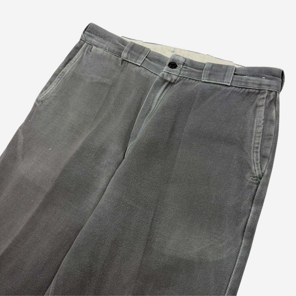 1950s Sail cloth cotton whipcord work pants (31w)