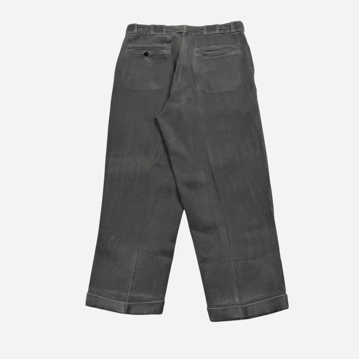1950s Sail cloth cotton whipcord work pants (31w)