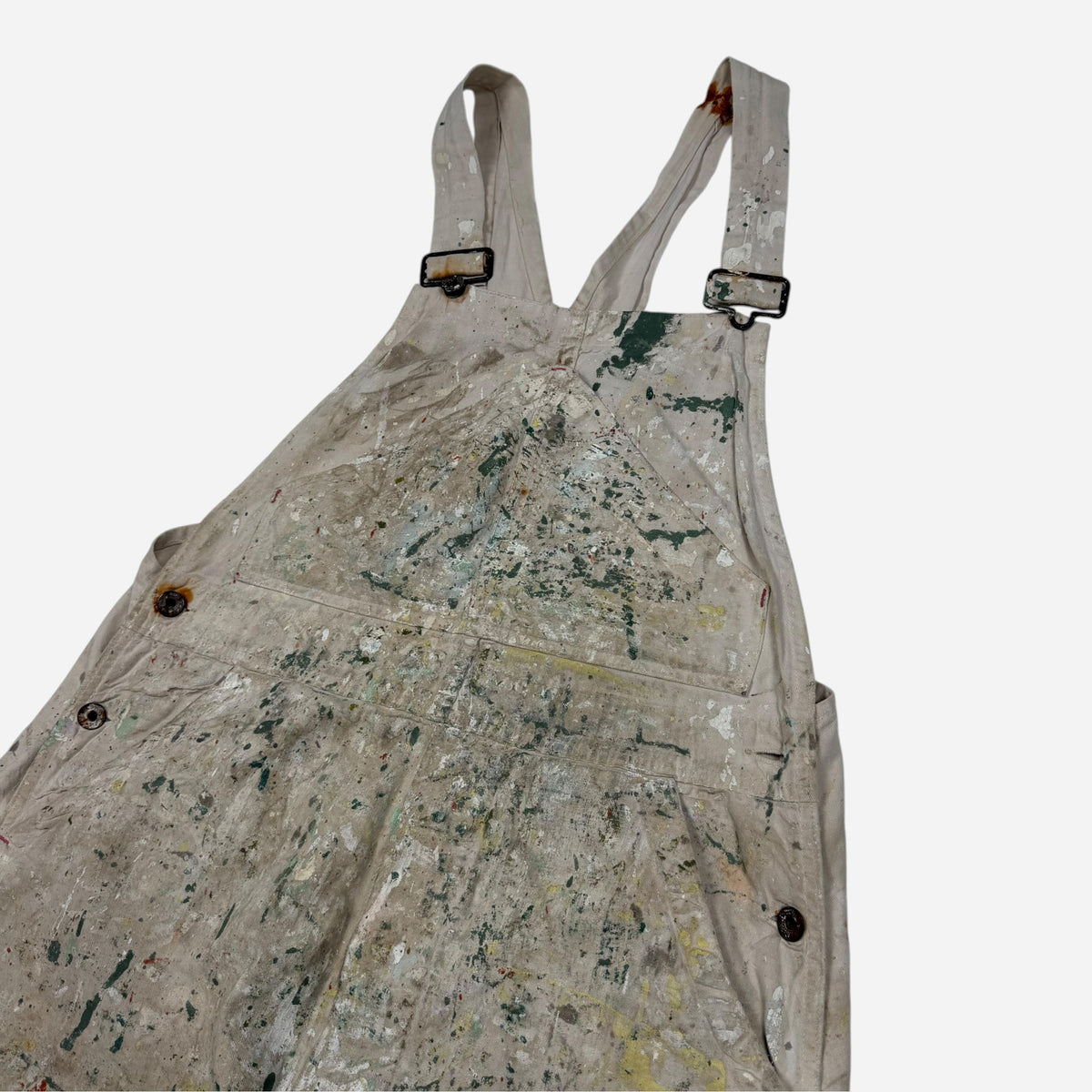 1940s WWII “Anthony Special” white painter overalls (36w)