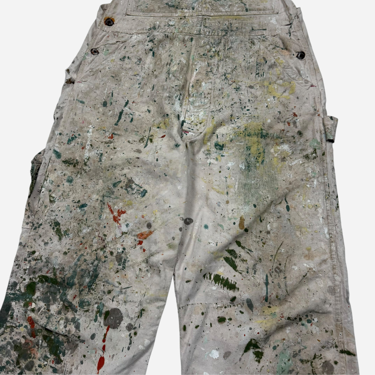 1940s WWII “Anthony Special” white painter overalls (36w)