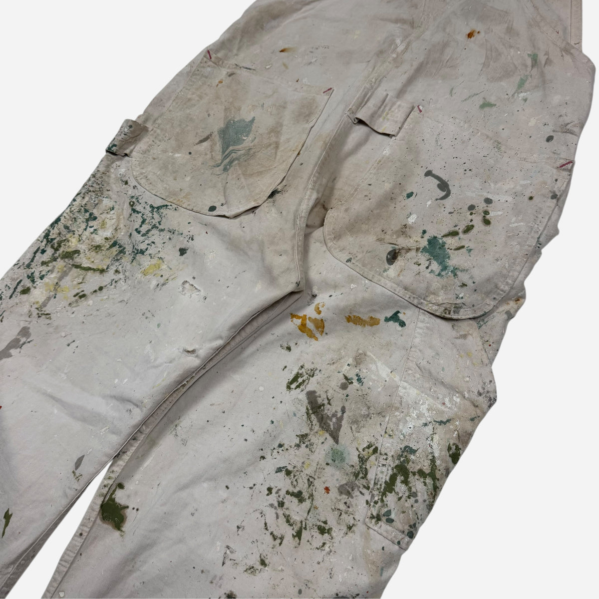 1940s WWII “Anthony Special” white painter overalls (36w)