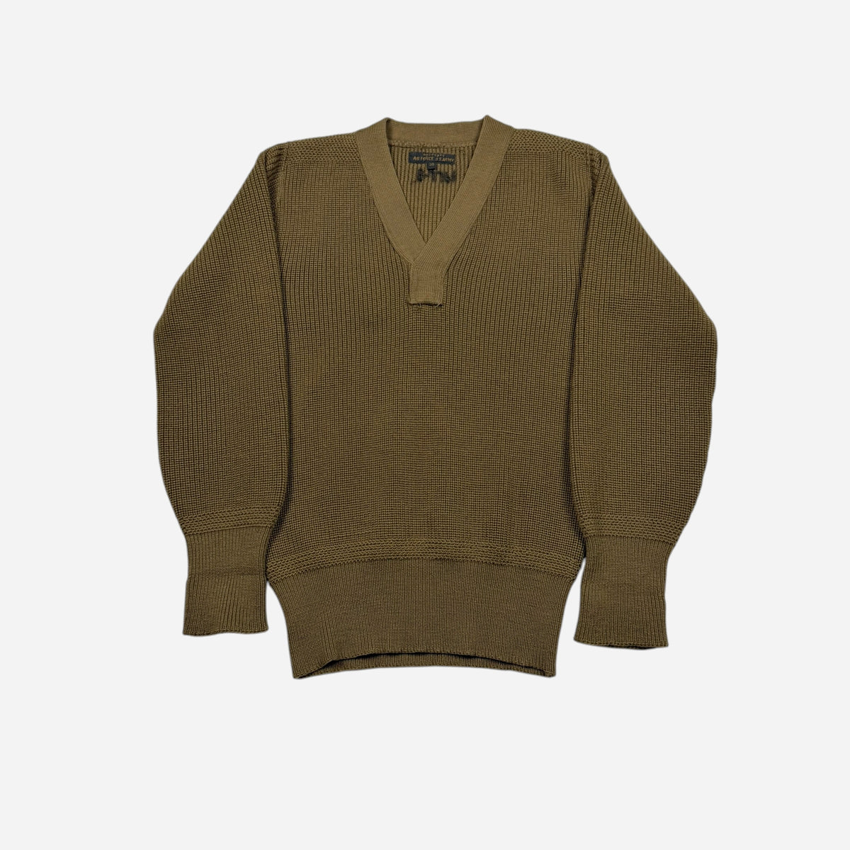 1940s WWII wool knit sweater (S)