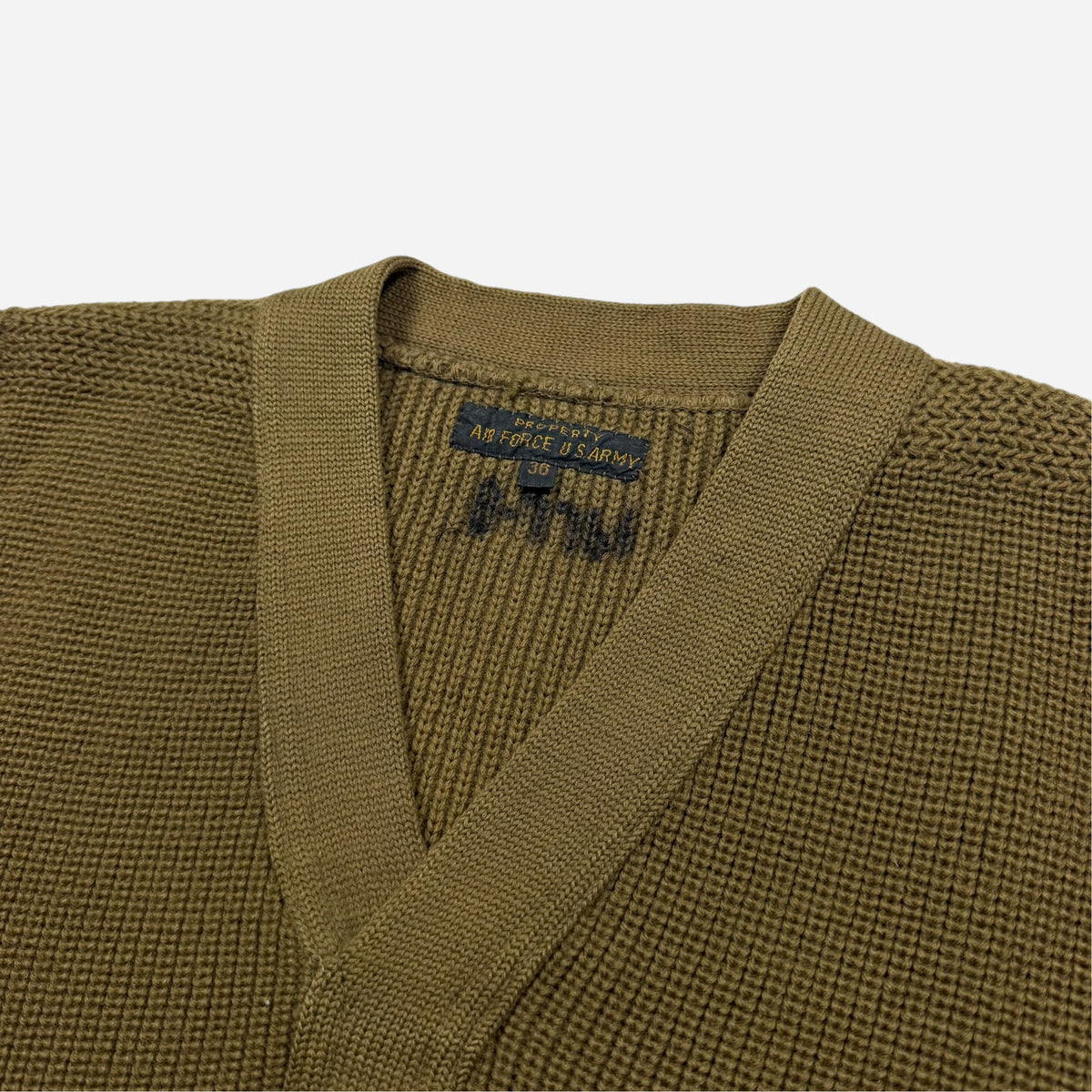 1940s WWII wool knit sweater (S)