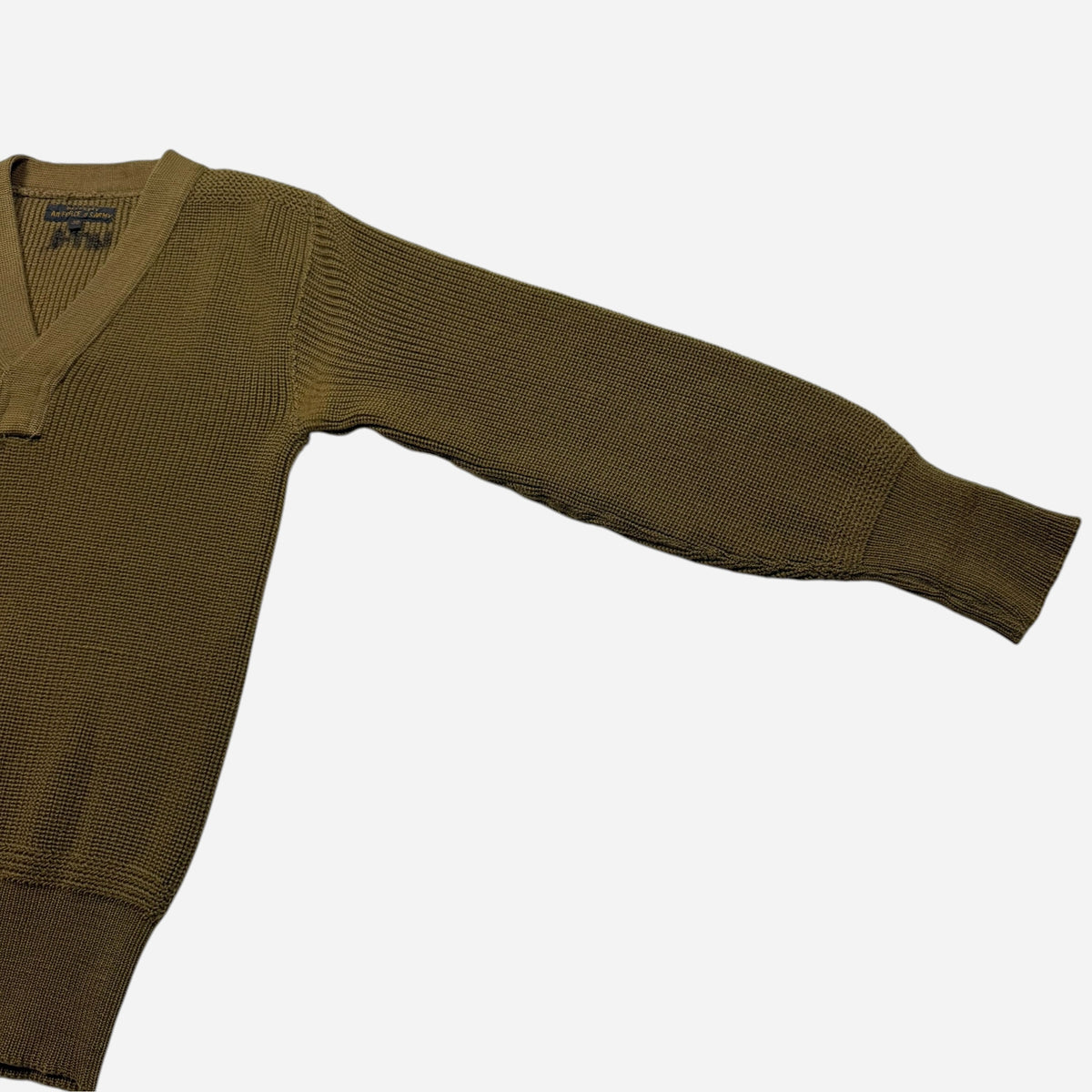 1940s WWII wool knit sweater (S)