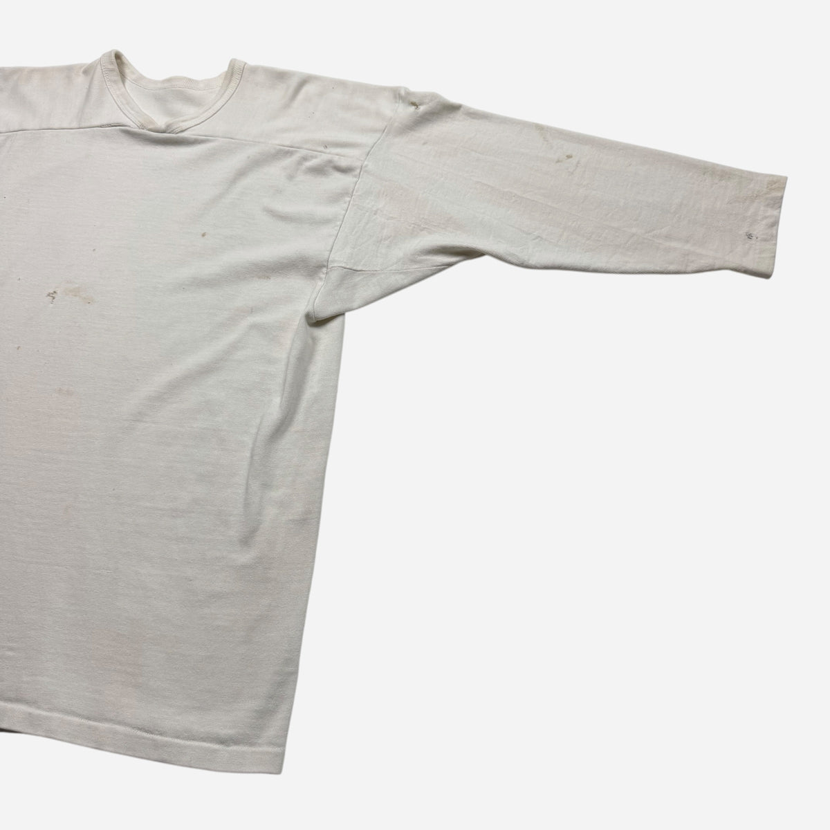 1950s White cotton jersey shirt (L/XL)