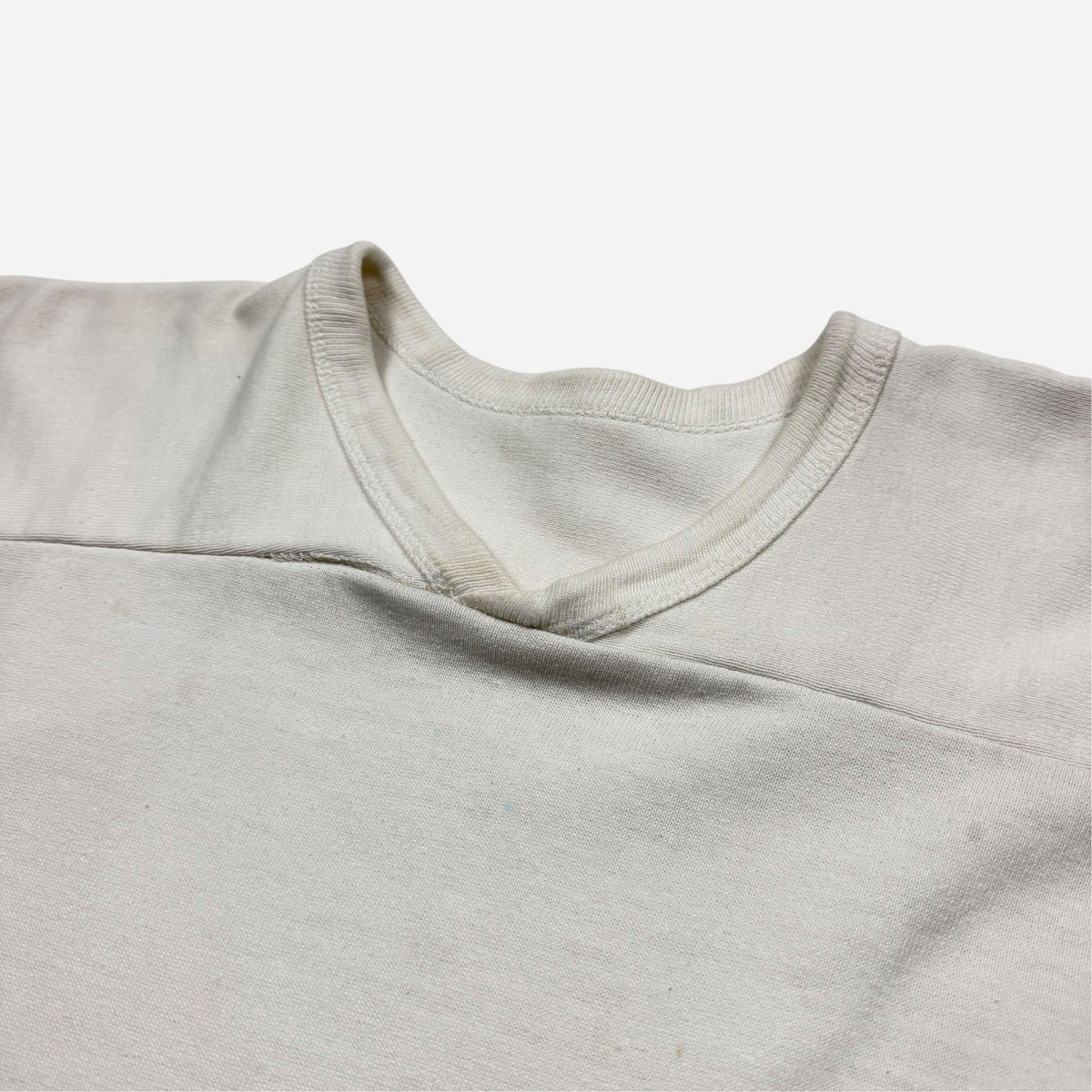 1950s White cotton jersey shirt (L/XL)