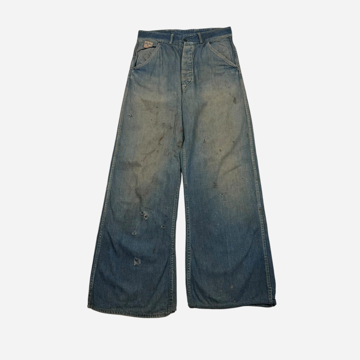 1940s Blue Gem lace back jeans (29w)
