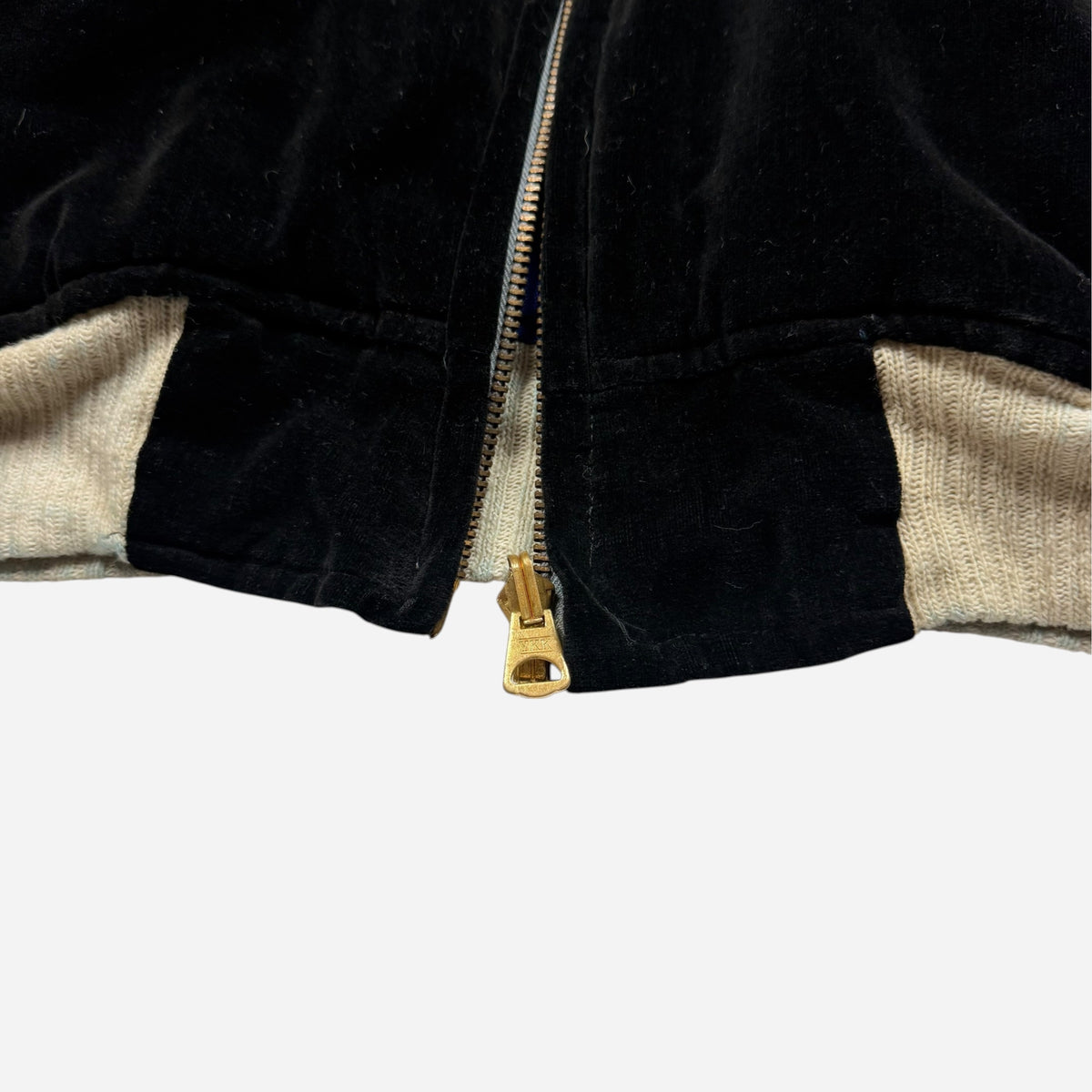 1940s Black & blue Japan reversible souvenir jacket (L)