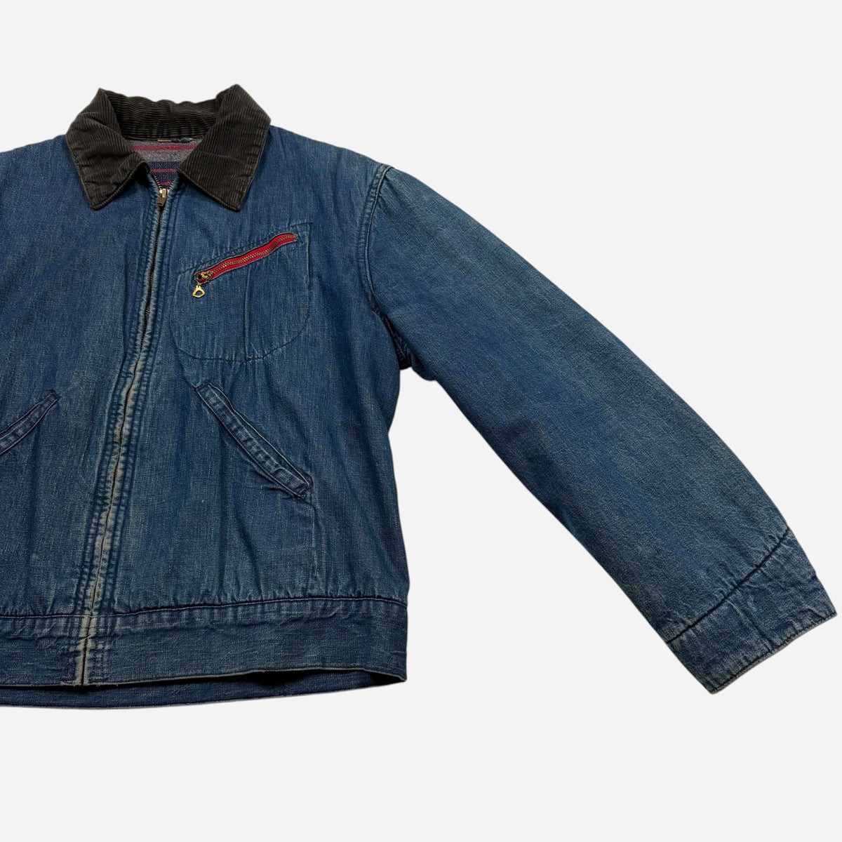 1950s Denim blanket lined jacket (S/M)