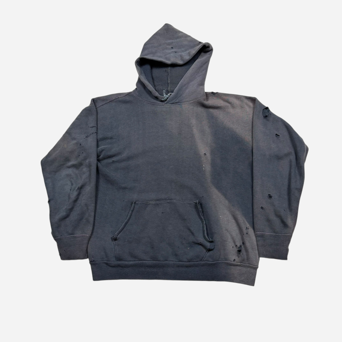 1950s Sun faded navy blue hoodie (M/L)