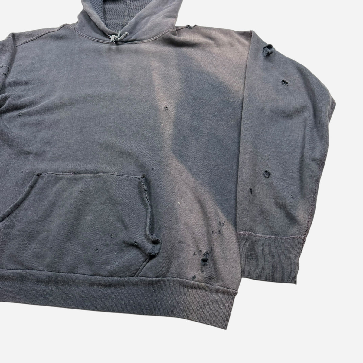 1950s Sun faded navy blue hoodie (M/L)