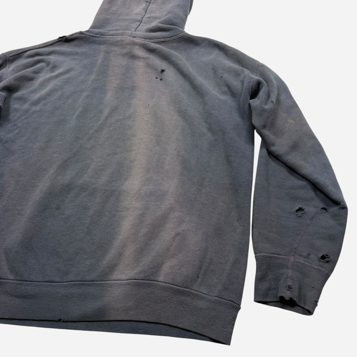 1950s Sun faded navy blue hoodie (M/L)
